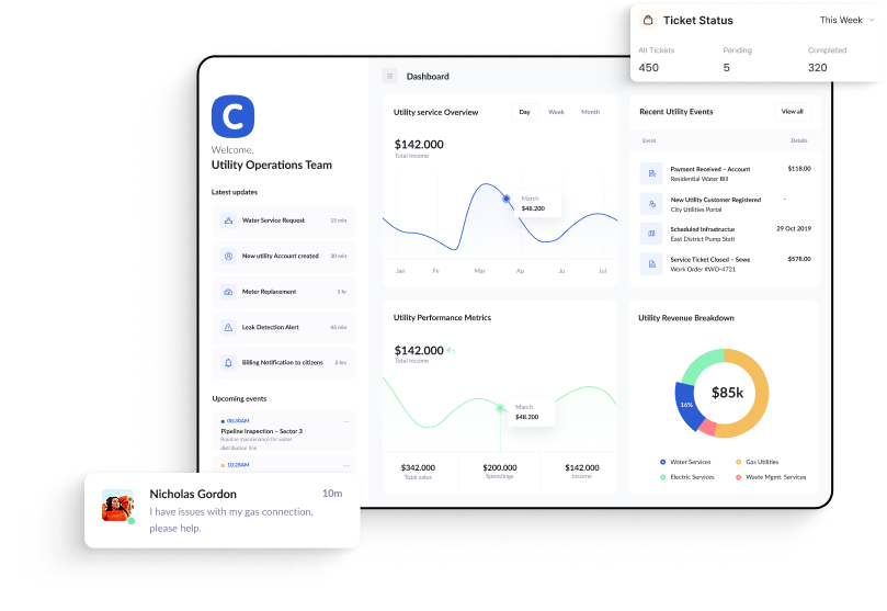 SMART City Utilities - Cloud-Based Billing and Work Order Software