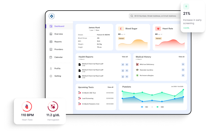 SMART Children's Health Screening - Newborn and Early Childhood Screening